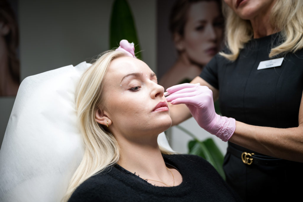 Injektionsbehandling med botox